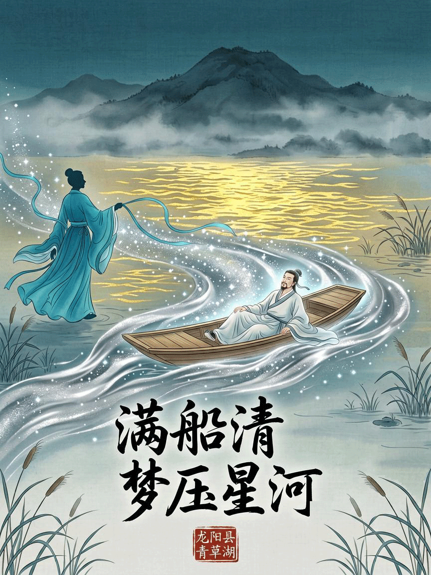 洞庭湖秋水朦胧意境，展现西风吹老洞庭波的苍茫与静谧
